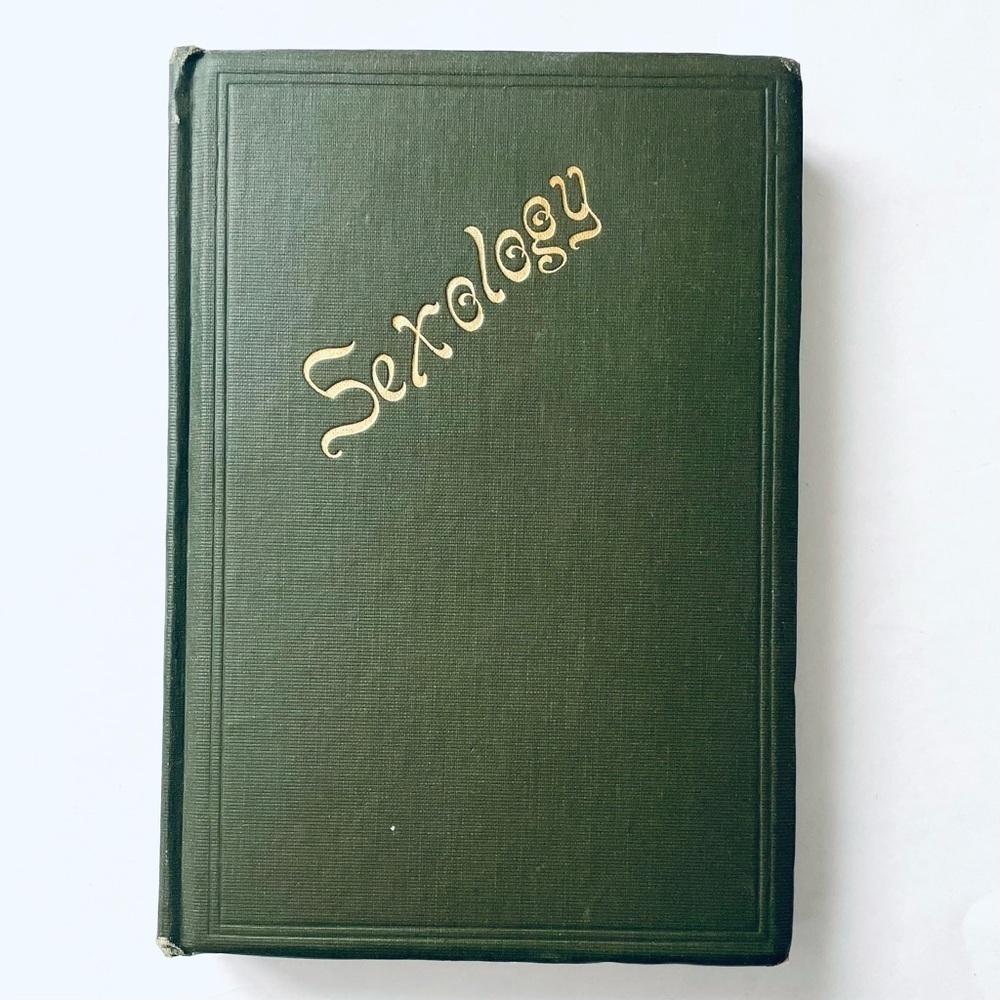 Hardcover Copy Book Sexology Family Medical Edition Rare Antique 1912 Puritan